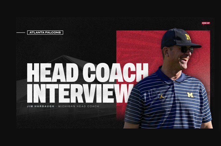 Atlanta Falcons Interview Michigan's Jim Harbaugh in Search for New Head Coach