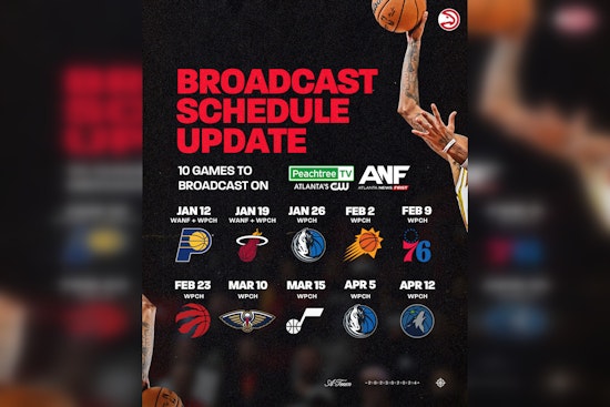 Atlanta Hawks Partner with Peachtree TV to Air 10 Games Free on Local TV