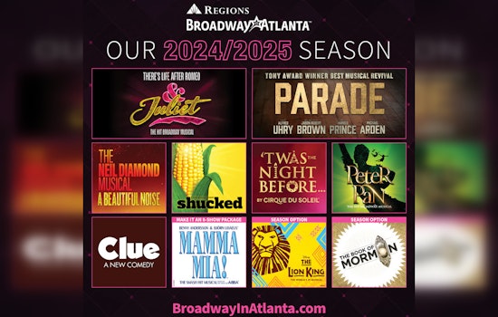 Atlanta's Fox Theatre to Host Dazzling Broadway Lineup for 2024/2025 Season Featuring 'Peter Pan,' 'Clue,' and More