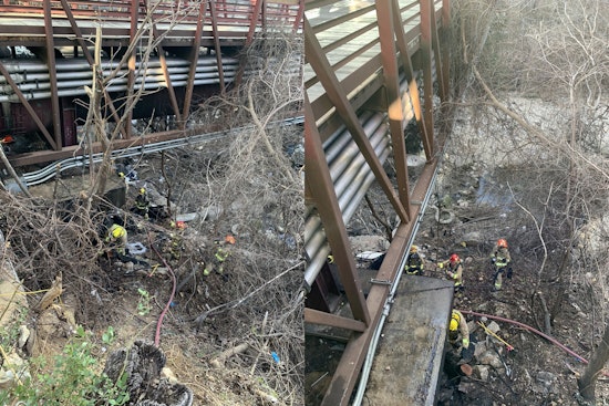 Austin Firefighters Quell Blaze Beneath Downtown Pedestrian Bridge Near Historic Site