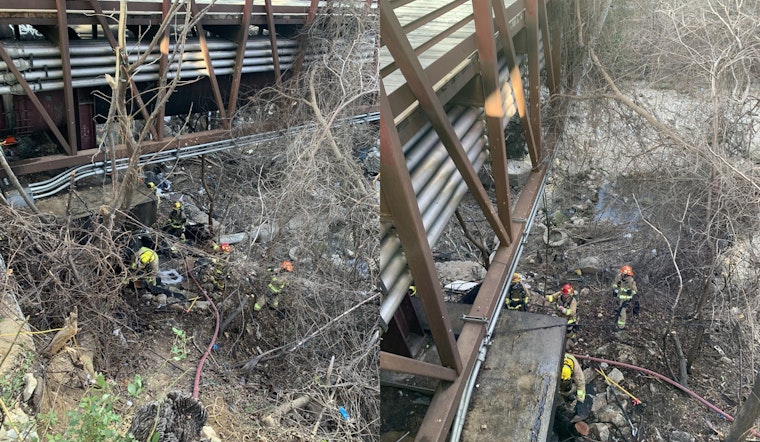 Austin Firefighters Quell Blaze Beneath Downtown Pedestrian Bridge Near Historic Site