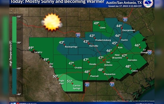 Austin on Alert for Severe Cold Snap, Hard Freeze Warning in Effect Until Wednesday