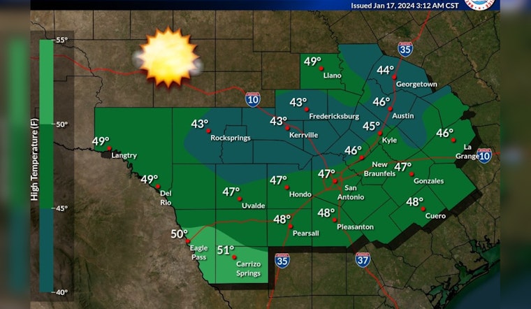 Austin on Alert for Severe Cold Snap, Hard Freeze Warning in Effect Until Wednesday