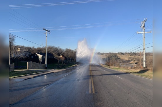 Austin Traffic Snarled by Unexpected Water Main Break on East MLK Jr. Boulevard