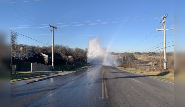 Austin Traffic Snarled by Unexpected Water Main Break on East MLK Jr. Boulevard