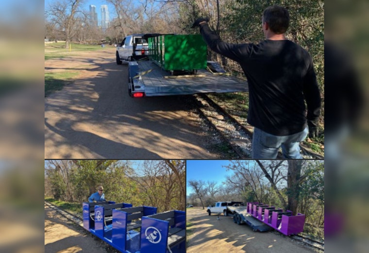 Austin's Zilker Eagle Mini Train Set for Comeback with Stylishly Renovated Cars