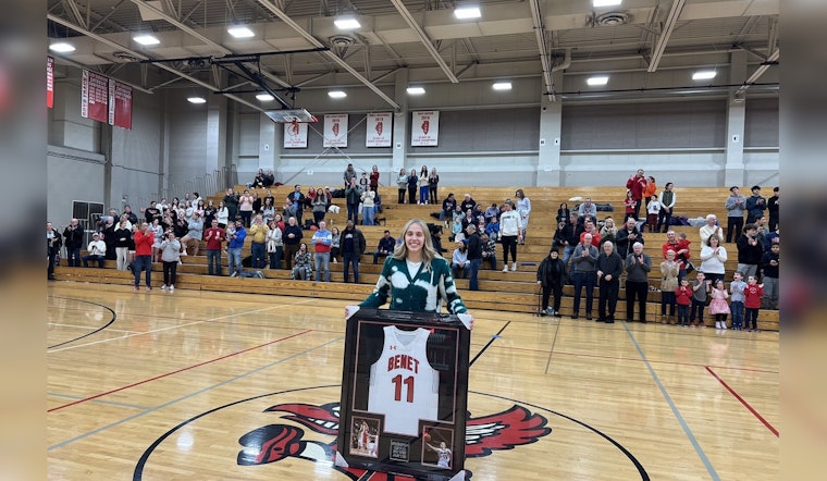 Benet Academy Celebrates Trailblazer Kathleen Doyle as First Female Athlete With Retired Jersey in Lisle
