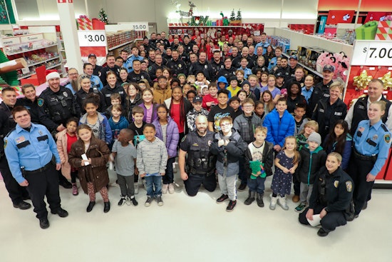 Blaine Police Swap Handcuffs for Shopping Baskets to Spread Holiday Cheer to 60 Local Kids