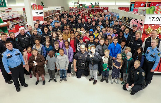Blaine Police Swap Handcuffs for Shopping Baskets to Spread Holiday Cheer to 60 Local Kids