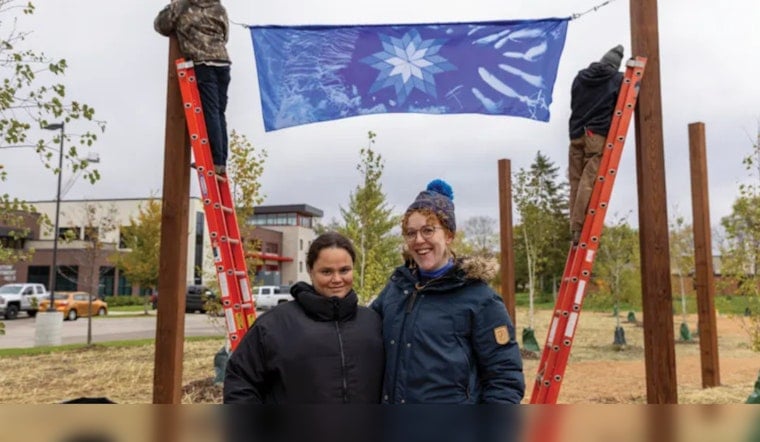 Bloomington's New South Loop Community Garden Merges Cultivation with Dakota Artistry