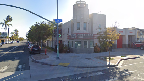 Bomb and Hazmat Squads Respond to Suspicious Package at Golden Hill Fire Station in San Diego