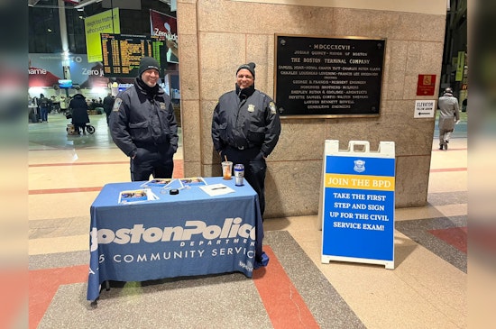Boston Police Department Hits South Station to Recruit Commuters Amidst Nationwide Law Enforcement Hiring Push