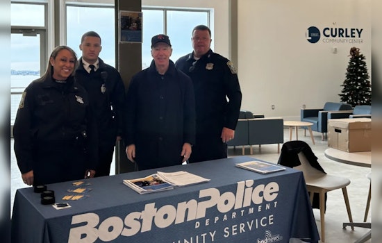 Boston Police Department Rallies Potential Recruits at Curley Community Center with Congressman Lynch's Support