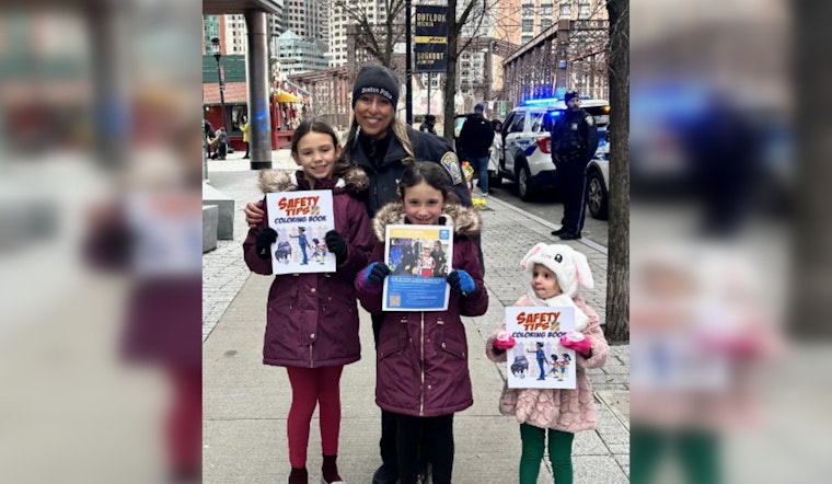 Boston Police Engage with Community at 'Touch a Truck' Event in Seaport District