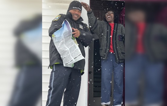 Boston Police Swap Handcuffs for Shovels, Dig Out Elderly Resident During Winter Whiteout