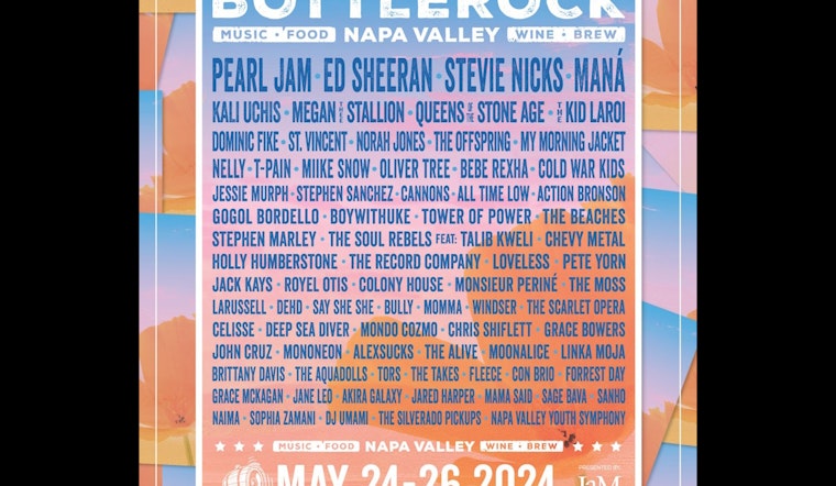 BottleRock Napa Valley's Star-Studded 2023 Lineup: Ed Sheeran, Stevie Nicks, Pearl Jam, and More Set to Electrify Wine Country