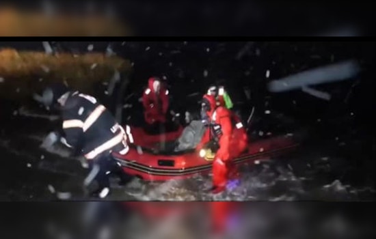 Bourne Firefighters Heroically Save Kayakers Stranded Amid Severe Snowstorm Off Massachusetts Coast