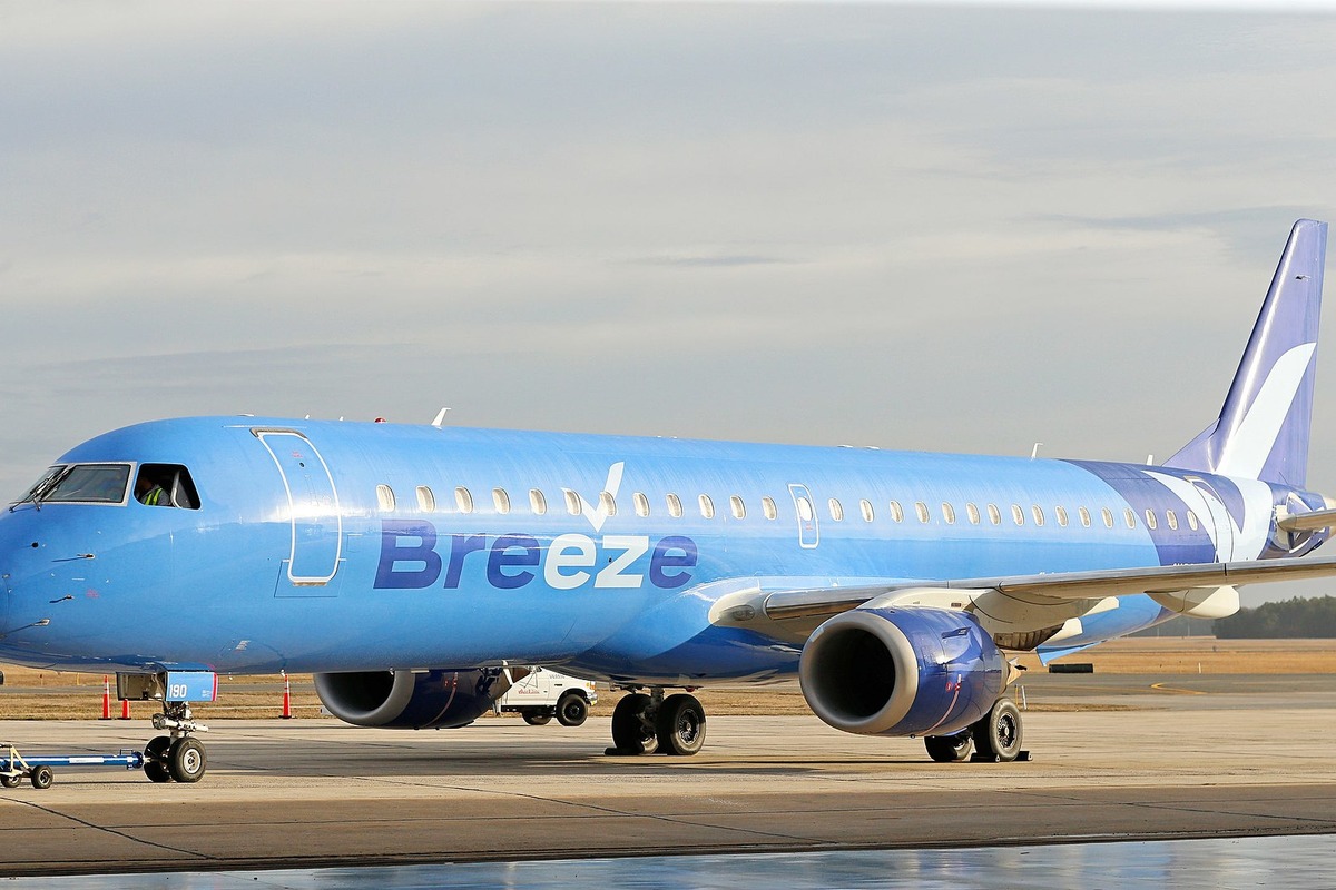 Breeze Airways Bolsters Flight Network from Portland to North Carolina