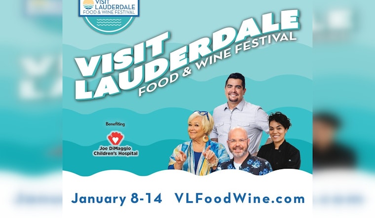 Broward County to Host Star-Studded Visit Lauderdale Food & Wine Festival with Culinary Delights and Wine Tastings