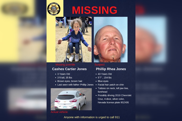 Buckeye Police Escalate Search for Missing 3-Year-Old and Father Suspected of Felonies, Community Urged to Report Sightings