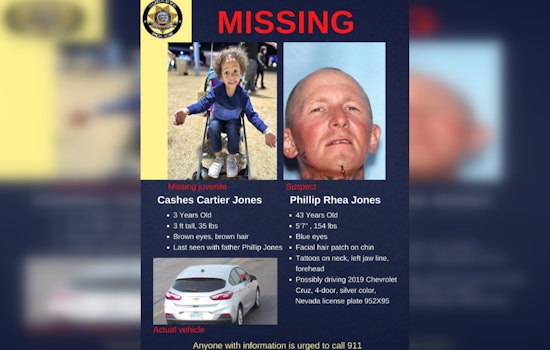 Buckeye Police Escalate Search for Missing 3-Year-Old and Father Suspected of Felonies, Community Urged to Report Sightings