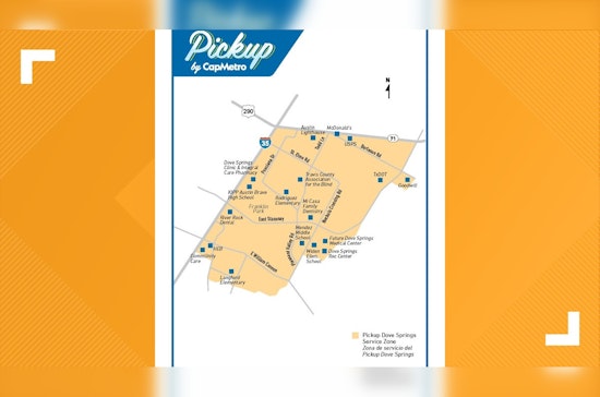CapMetro Expands Pickup Ride Service to Dove Springs, Adjusts Austin Transit Routes