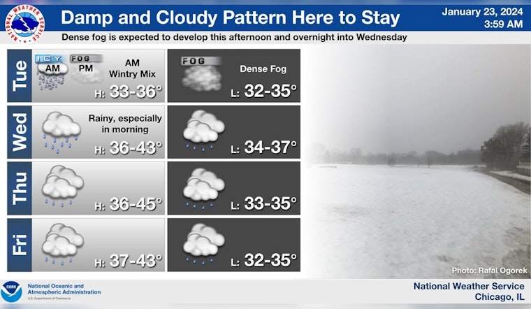 Chicago Faces Winter Chaos with Ice, Freezing Rain Disrupting Roads and Schools