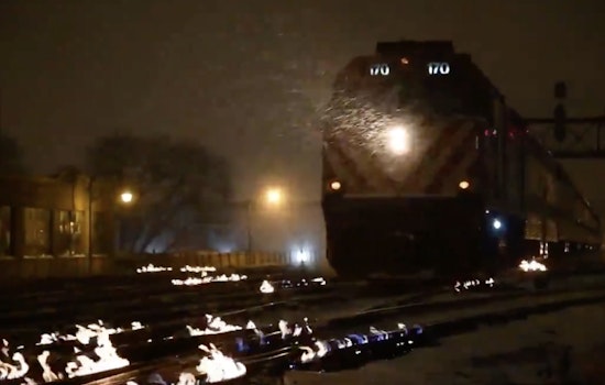 Chicago Rail Agencies Employ Gas-Fed Flames to Thaw Switches, Keep Trains on Time In Icy Weather
