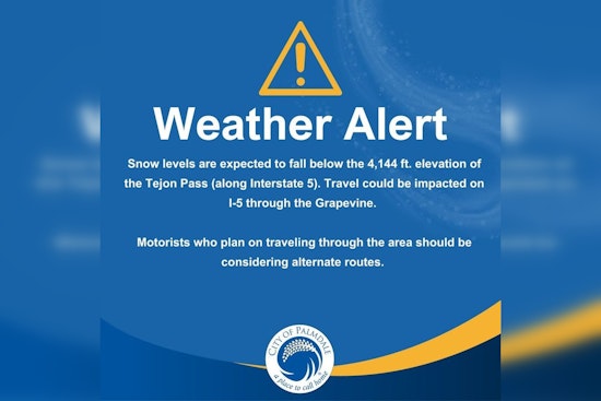 CHP Warns of Potential Snow-Induced Closure on I-5 'Grapevine' Near Tejon Pass; Motorists Urged to Alter Travel Plans