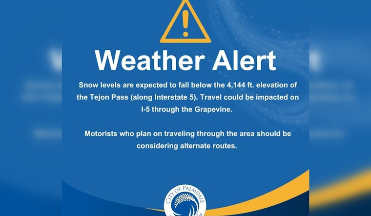 CHP Warns of Potential Snow-Induced Closure on I-5 'Grapevine' Near Tejon Pass; Motorists Urged to Alter Travel Plans