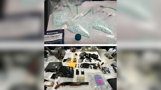 Chula Vista PD Seizes Over 15 Pounds of Meth, Fentanyl Pills, Guns, and Cash in Convicted Felon's Drug Bust