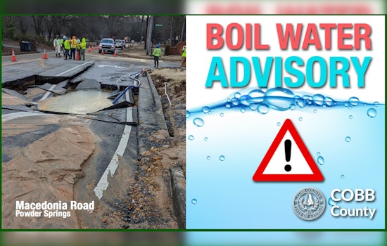 Cobb County Water Main Break Prompts Boil Water Advisory, Road Closures in Metro Atlanta