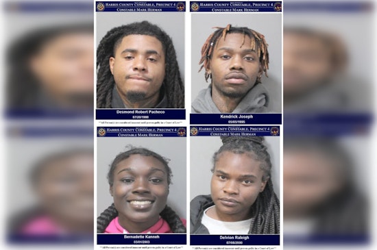 Constable's Patrol Nets Four on Charges Involving Stolen Car, Guns, Drugs in North Freeway
