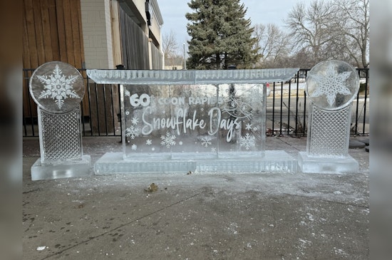 Coon Rapids Celebrates 60th Snowflake Days with Chilly New Ice Bar at Chanticlear Pizza Grill