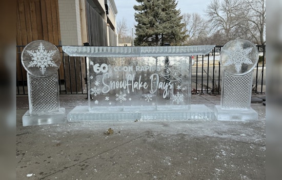Coon Rapids Celebrates 60th Snowflake Days with Chilly New Ice Bar at Chanticlear Pizza Grill