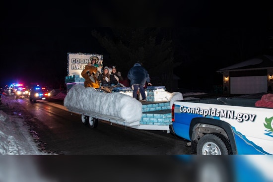Coon Rapids Kicks Off Snowflake Days Celebration with Community Parade and Charity Drive
