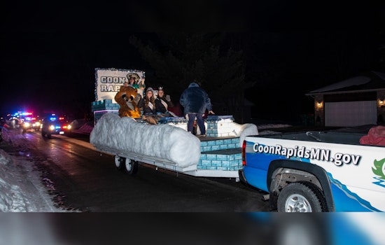 Coon Rapids Kicks Off Snowflake Days Celebration with Community Parade and Charity Drive
