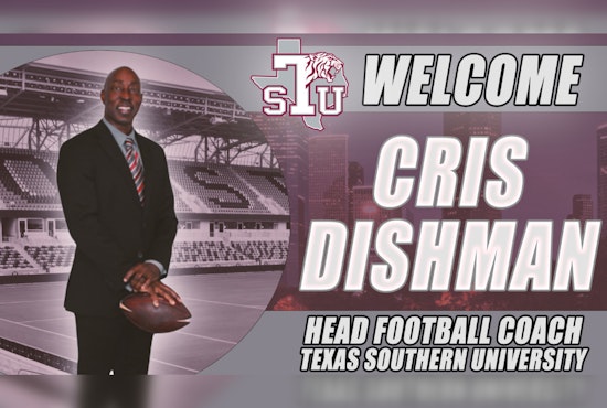 Cris Dishman Takes the Helm as Texas Southern University's New Head Football Coach