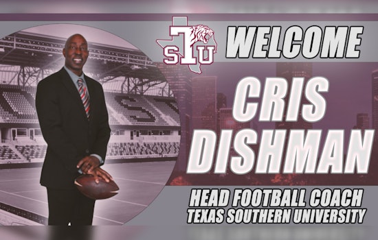 Cris Dishman Takes the Helm as Texas Southern University's New Head Football Coach