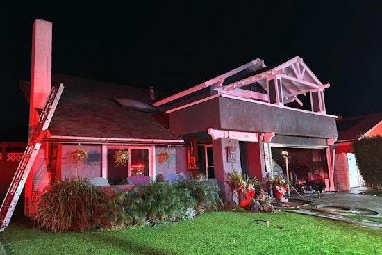Cypress Home Saved from Garage Fire by Swift Action of Orange County Fire Authority