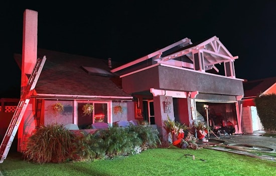 Cypress Home Saved from Garage Fire by Swift Action of Orange County Fire Authority