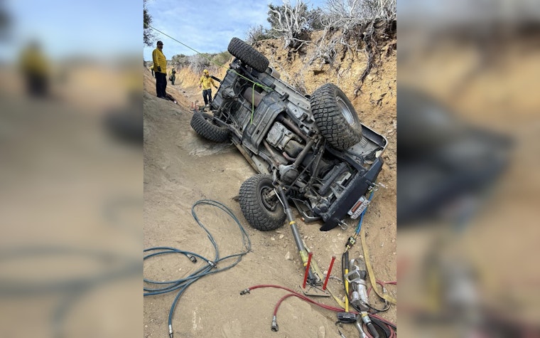 Daring Cajon Pass Rescue, Off-Roader Saved from Overturned Jeep by San Bernardino Teams