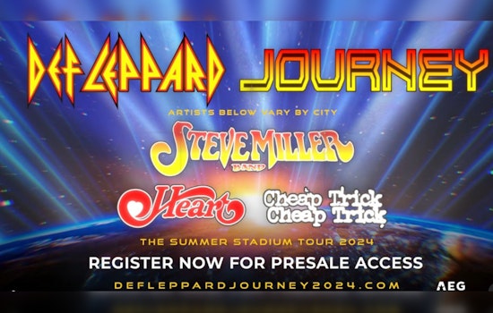 Def Leppard, Journey to Rock San Antonio's Alamodome on Summer Tour