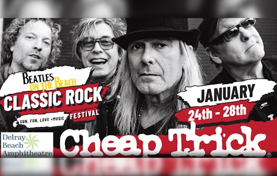 Delray Beach Strums to '60s Vibe with 'Beatles on the Beach' - Catch Cheap Trick Live!