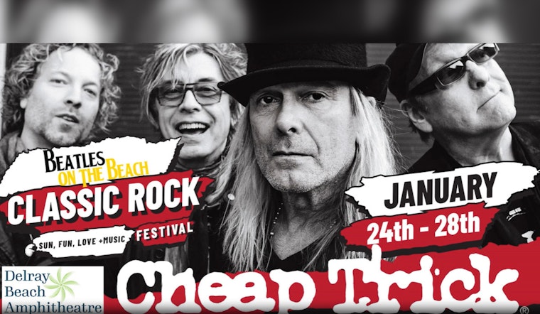 Delray Beach Strums to '60s Vibe with 'Beatles on the Beach' - Catch Cheap Trick Live!