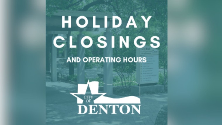 Denton Honors MLK Day with Events & Adjusted Services; Facility Closures to Note