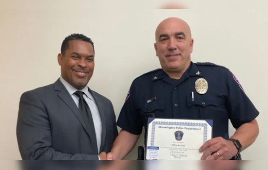 Deputy Chief Jeff Giles of Bloomington Police Retires After 31 Years of Service