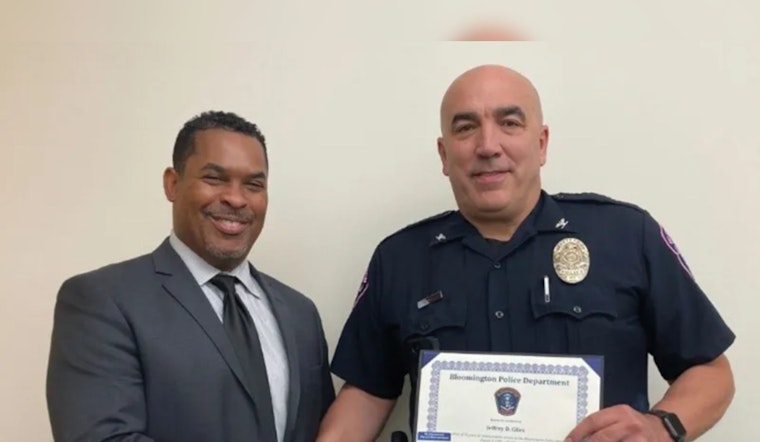 Deputy Chief Jeff Giles of Bloomington Police Retires After 31 Years of Service
