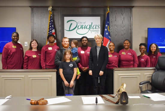 Douglas Recognizes Standout Jr. Commissioner and Community Leader at Youth Council Meeting