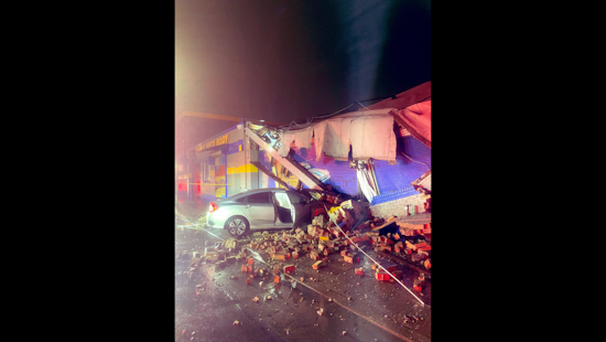 Driver Unhurt After Car Slams into Oakland Auto Shop, Leaving Building Damaged